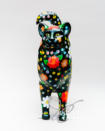 #9 Russian Folk Art Cat (2)
